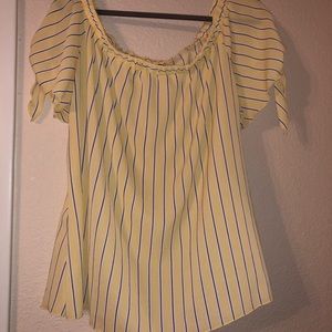 Off the shoulder blouse